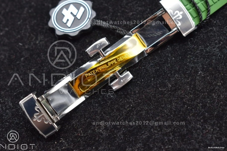 ZF Strap Dial 5168G 324CS Green Aquanaut Rubber 1:1 42mm On Best Edition Green 514 NewStyle SS 1026